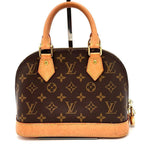 Louis Vuitton Handbag 2-Way Monogram Alma BB Brown — view 2