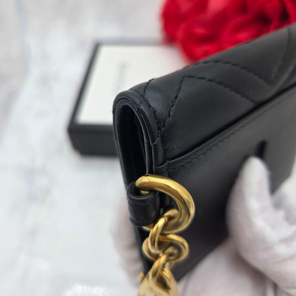Gucci Card Case Marmont Quilted — view 6