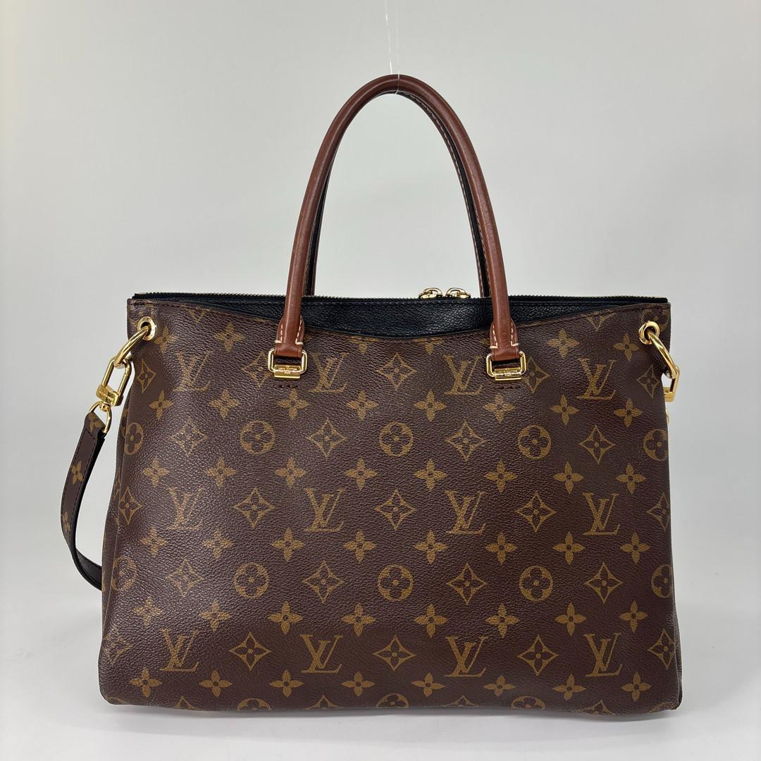 Louis Vuitton Super Pallas MM Handbag Black — view 5