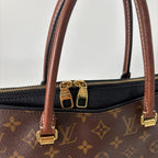 Louis Vuitton Super Pallas MM Handbag Black — view 7