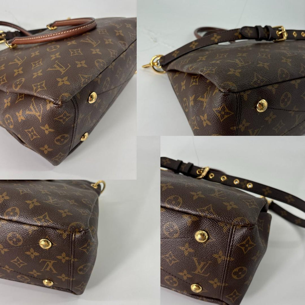Louis Vuitton Super Pallas MM Handbag Black — view 8