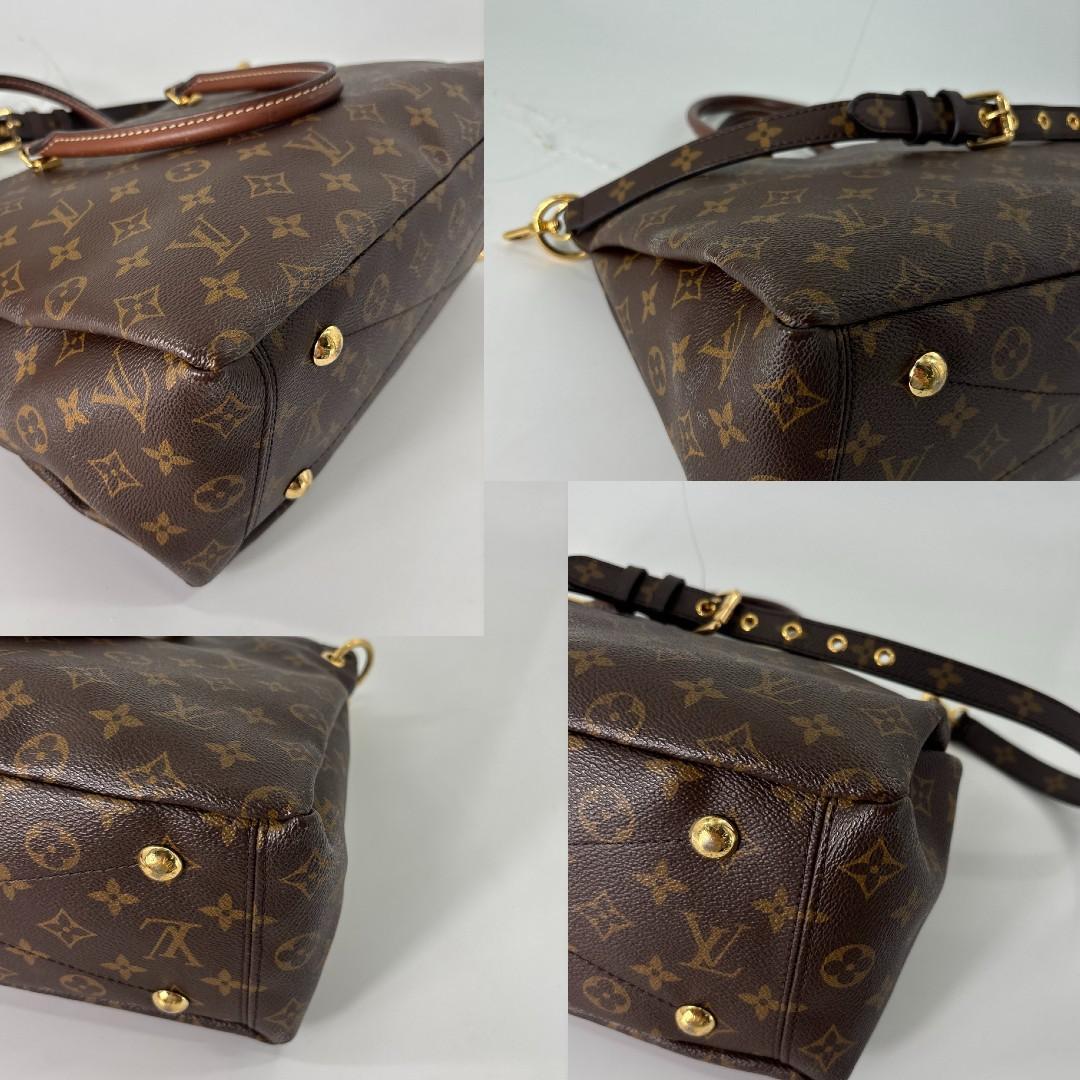 Louis Vuitton Super Pallas MM Handbag Black — view 8