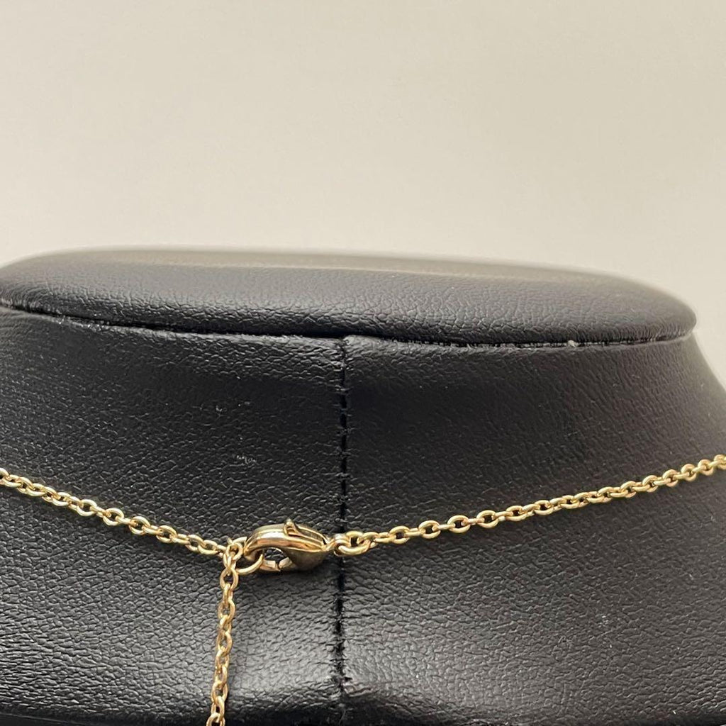 Dior Clair de Lune CD Logo Necklace Rhinestone — view 8