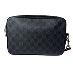 Gucci GG Supreme Pouch Clutch Black — view 3
