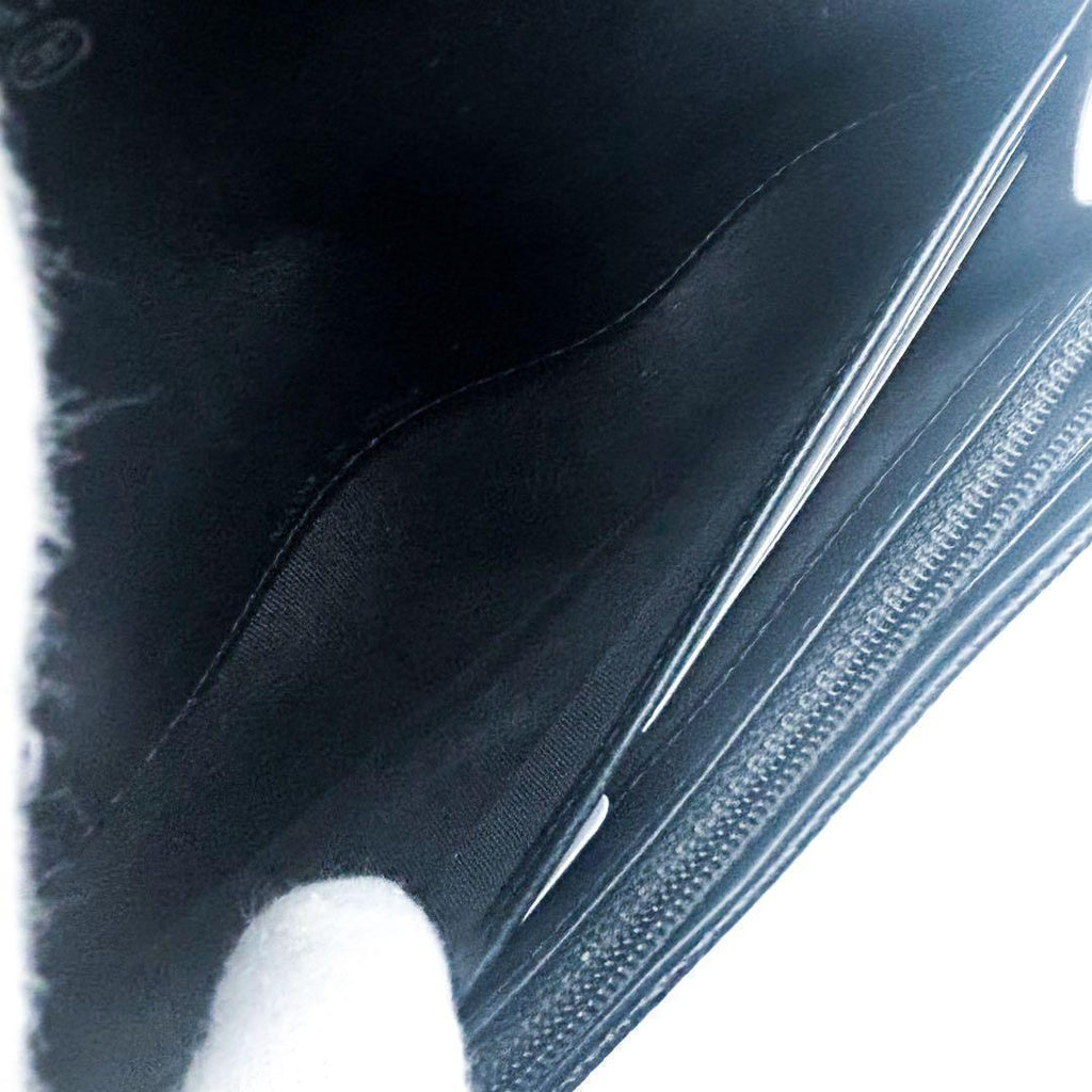 Chanel Wallet Coco Stitch Caviar Leather Flap — view 6