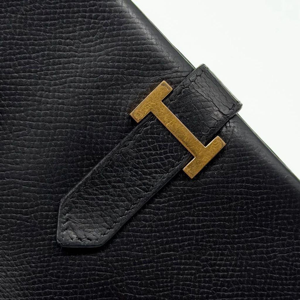 Hermes Bearn Classic Veau Epsom Black Bifold Wallet — view 4