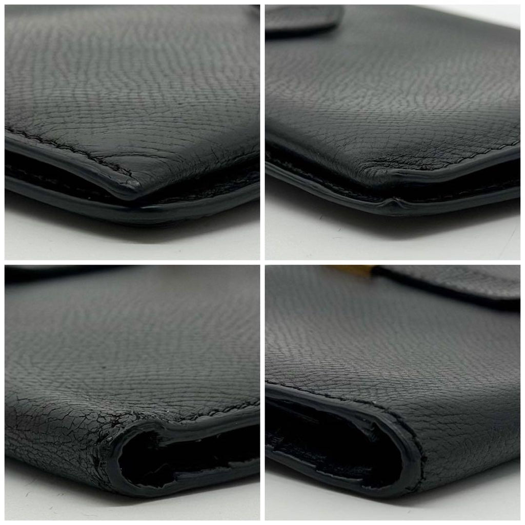 Hermes Bearn Classic Veau Epsom Black Bifold Wallet — view 6