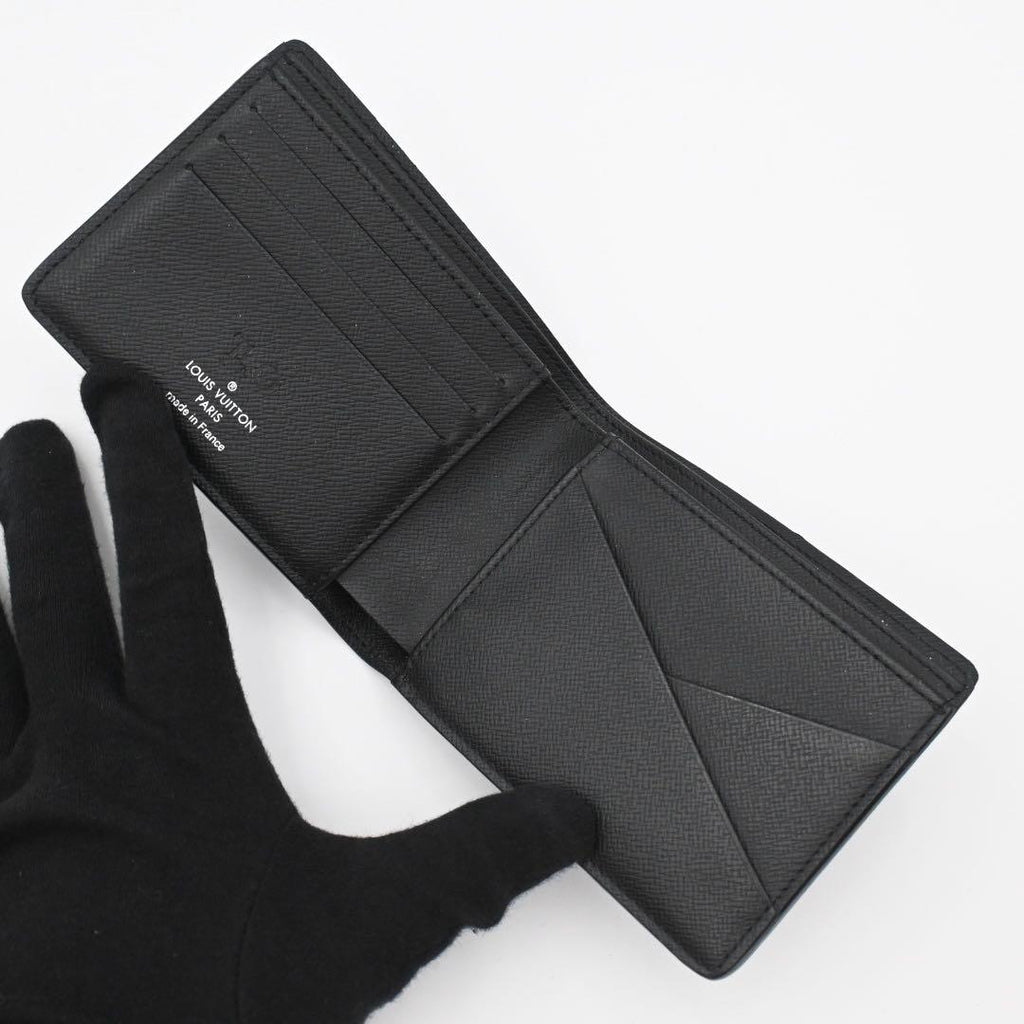 Louis Vuitton Monogram Eclipse Multiple Bifold Wallet Black — view 3
