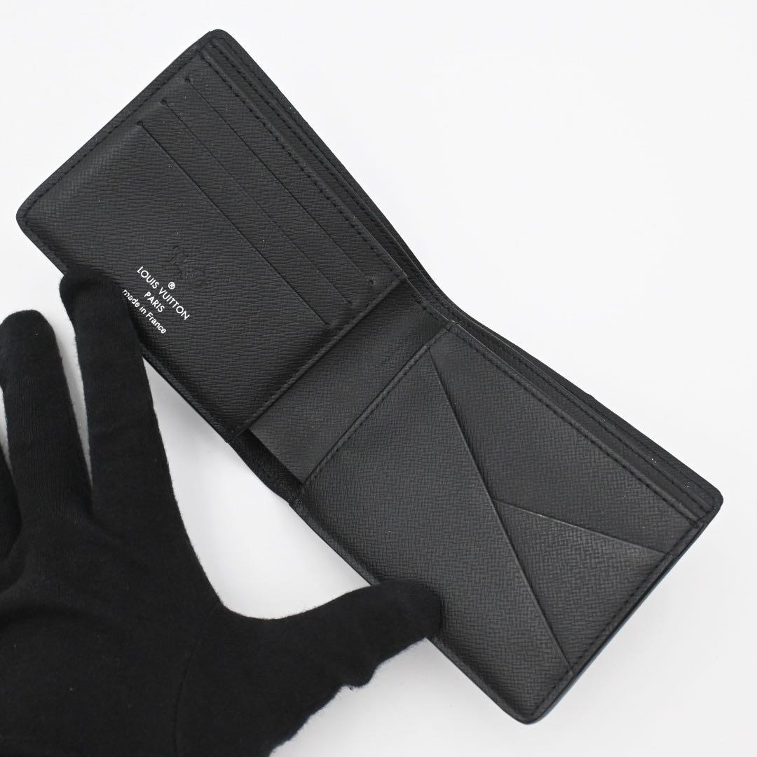 Louis Vuitton Monogram Eclipse Multiple Bifold Wallet Black — view 3
