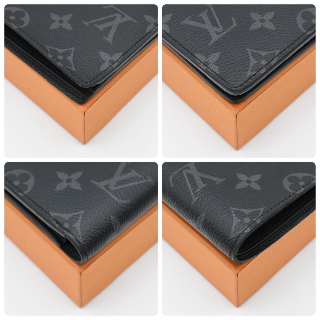 Louis Vuitton Monogram Eclipse Multiple Bifold Wallet Black — view 8