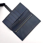 Hermes Bearn Classic Box Calf Navy Wallet Bifold — view 3
