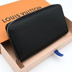 Louis Vuitton New Epi Zippy Wallet Black