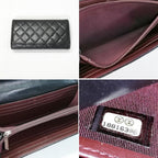 Chanel Quilted Wallet Lambskin Black — view 4