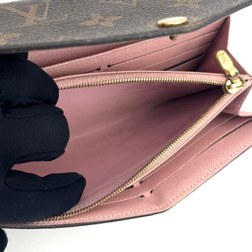 Louis Vuitton Monogram Portefeuille Sarah Rose Ballerine Wallet — view 5