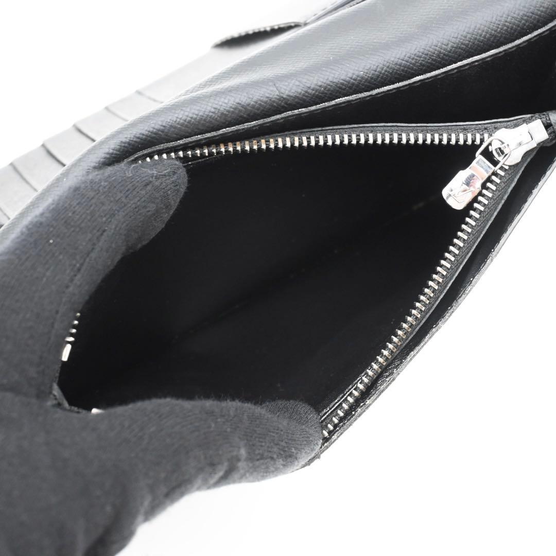 Louis Vuitton Monogram Eclipse Portefeuille Brazza Wallet Black — view 4