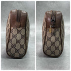 Gucci GG Sherry Line Clutch Brown Leather — view 5