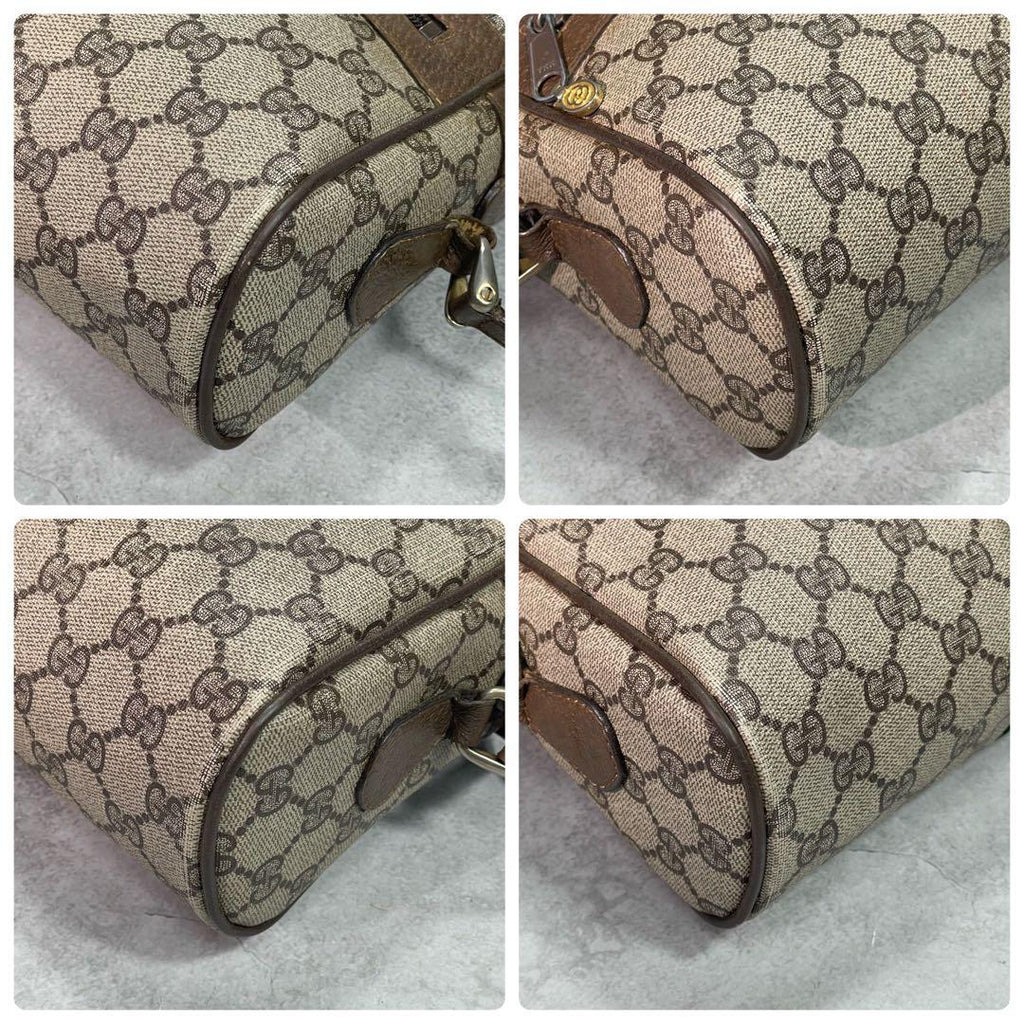 Gucci GG Sherry Line Clutch Brown Leather — view 7