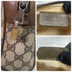 Gucci GG Sherry Line Clutch Brown Leather — view 8