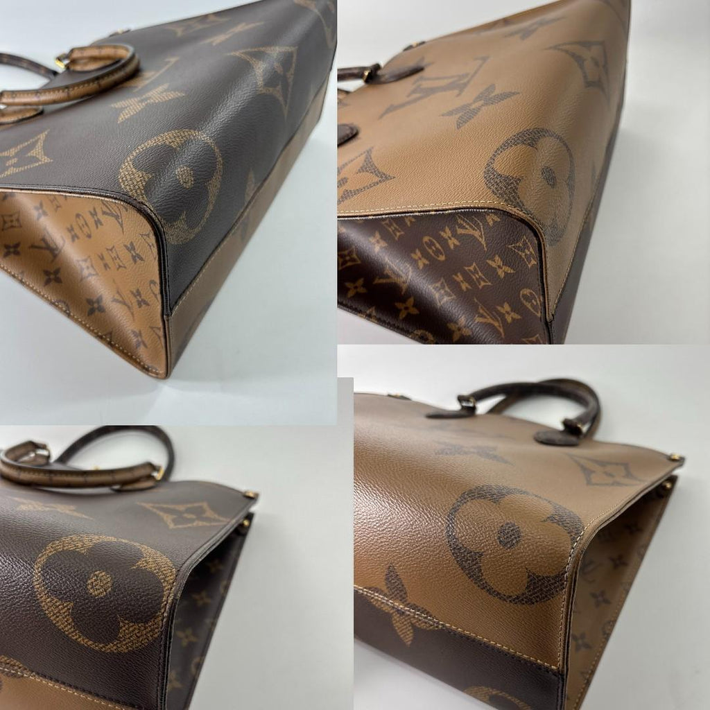 Louis Vuitton Giant Monogram Reverse On The Go MM Tote Bag — view 8