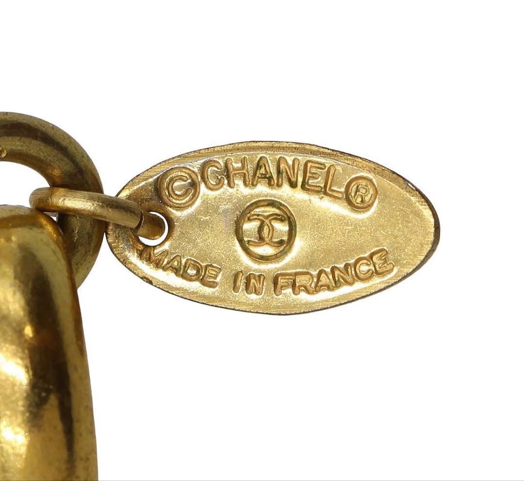 Chanel CC Logo Faux Pearl Long Chain Necklace — view 4
