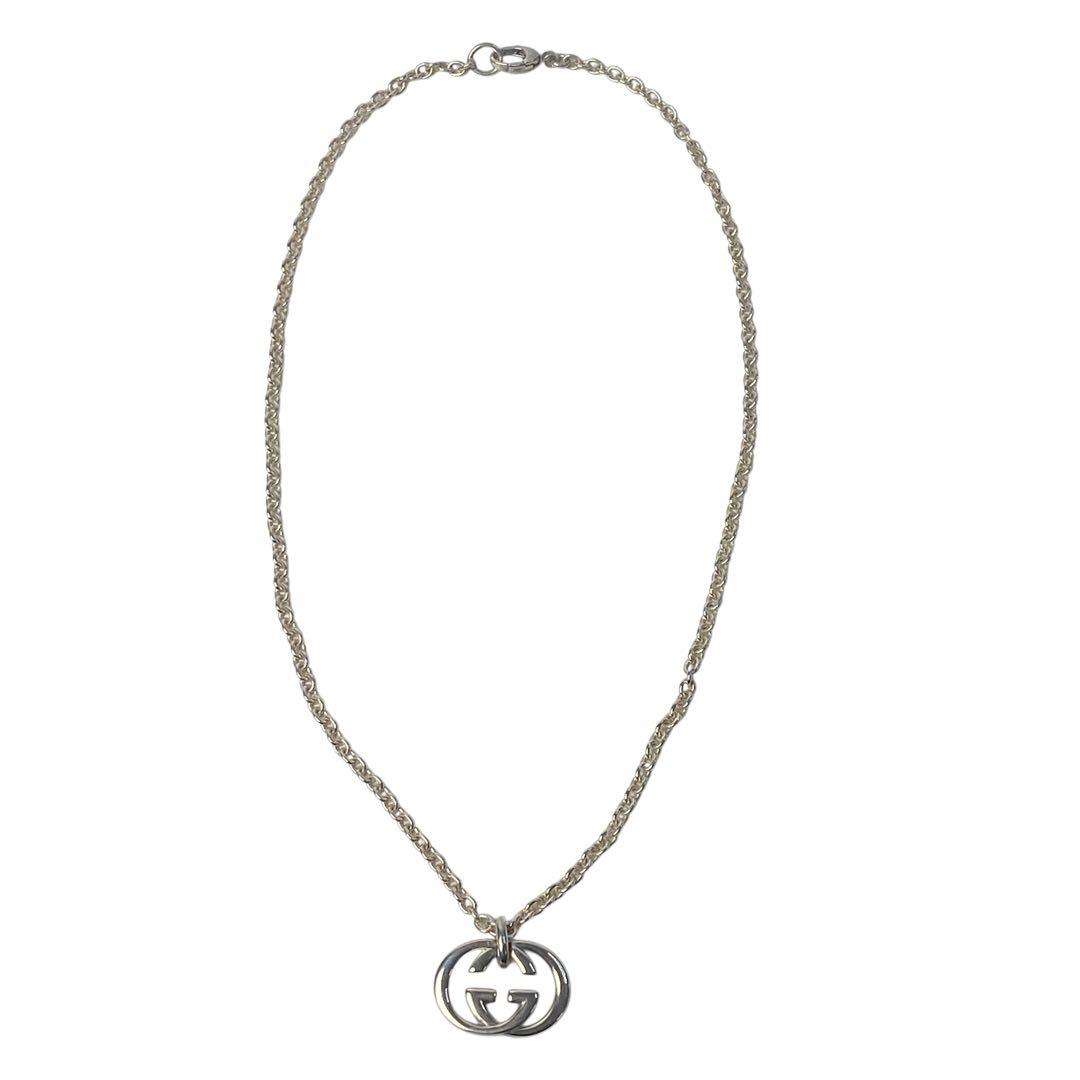 Gucci Interlocking G Pendant Necklace 925