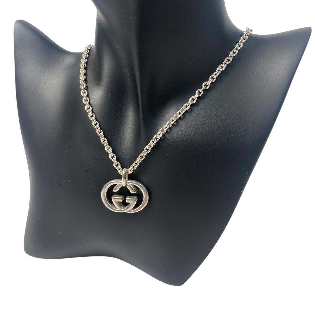 Gucci Interlocking G Pendant Necklace 925