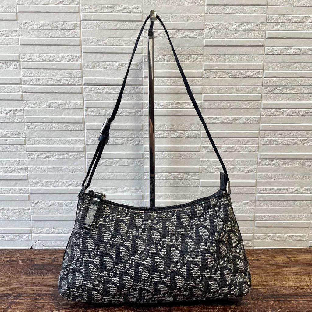 Dior Trotter Canvas Shoulder Bag Pouch — view 2