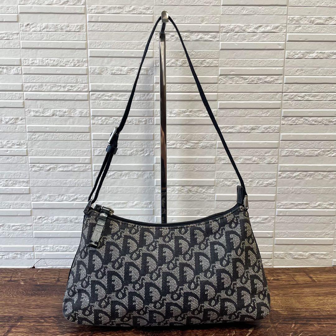 Dior Trotter Canvas Shoulder Bag Pouch — view 2