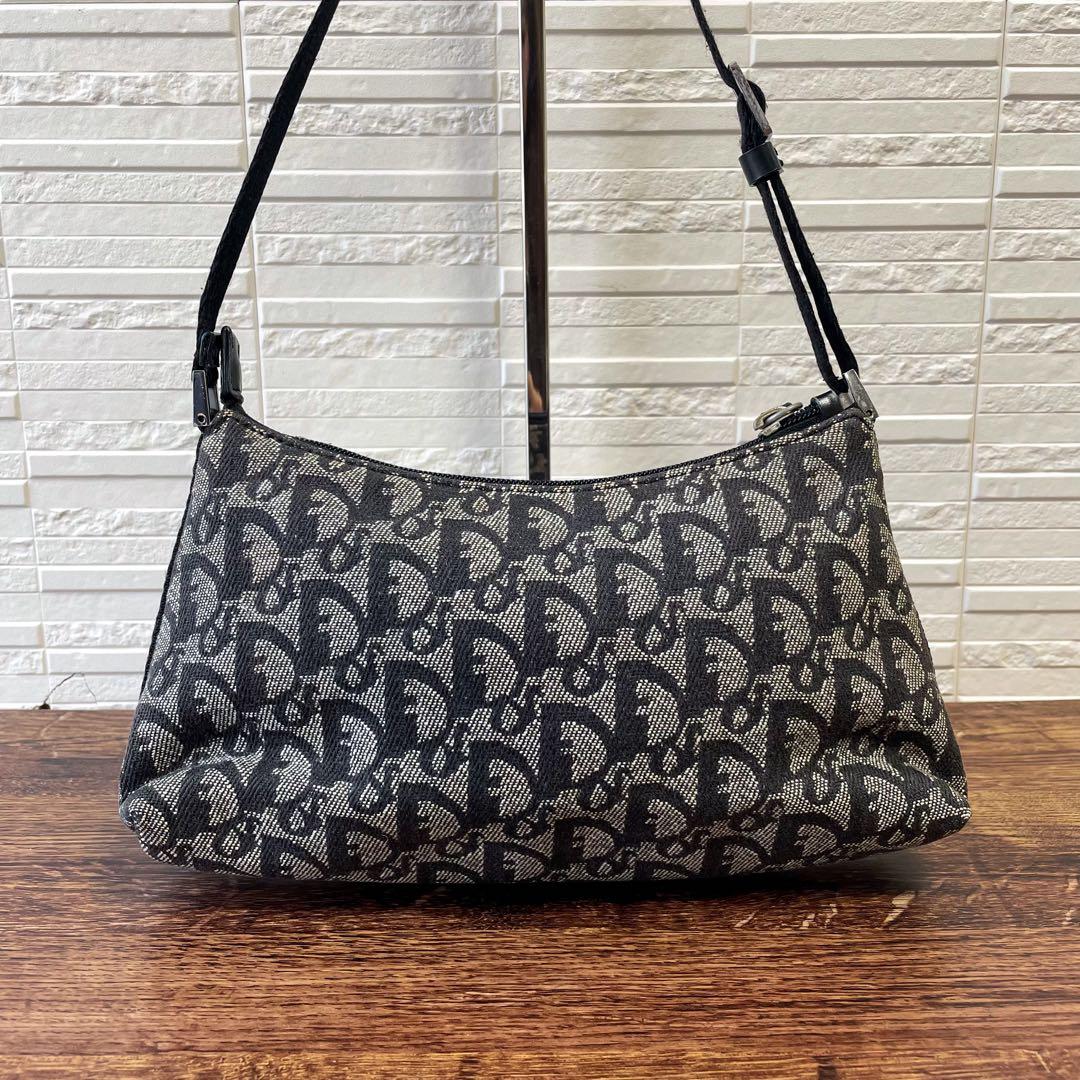 Dior Trotter Canvas Shoulder Bag Pouch — view 3