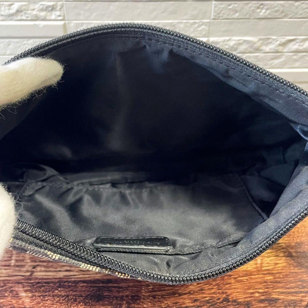 Dior Trotter Canvas Shoulder Bag Pouch — view 8