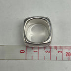 Chanel Wide Logo Square Ring — view 9