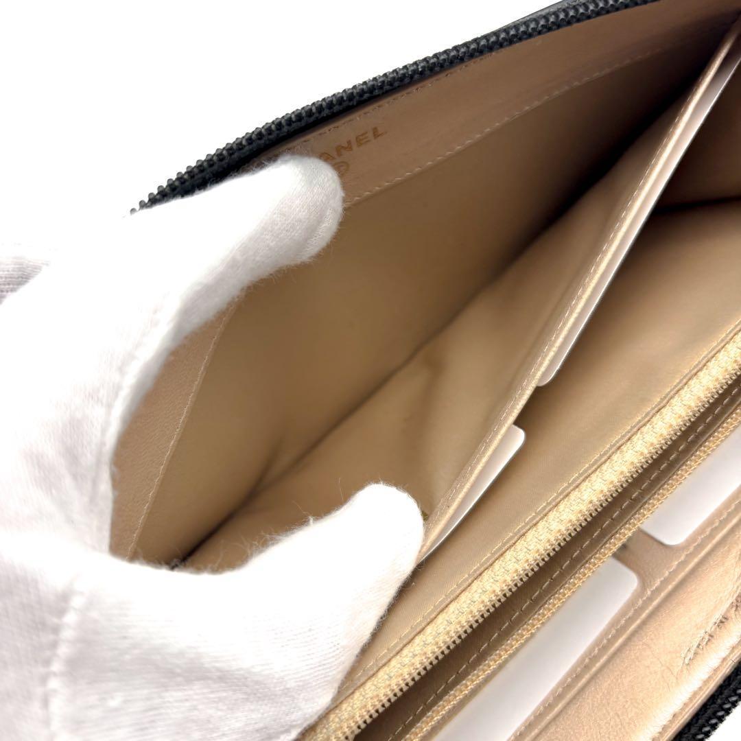 Chanel Wallet Camellia Embossed Zip Around — view 6