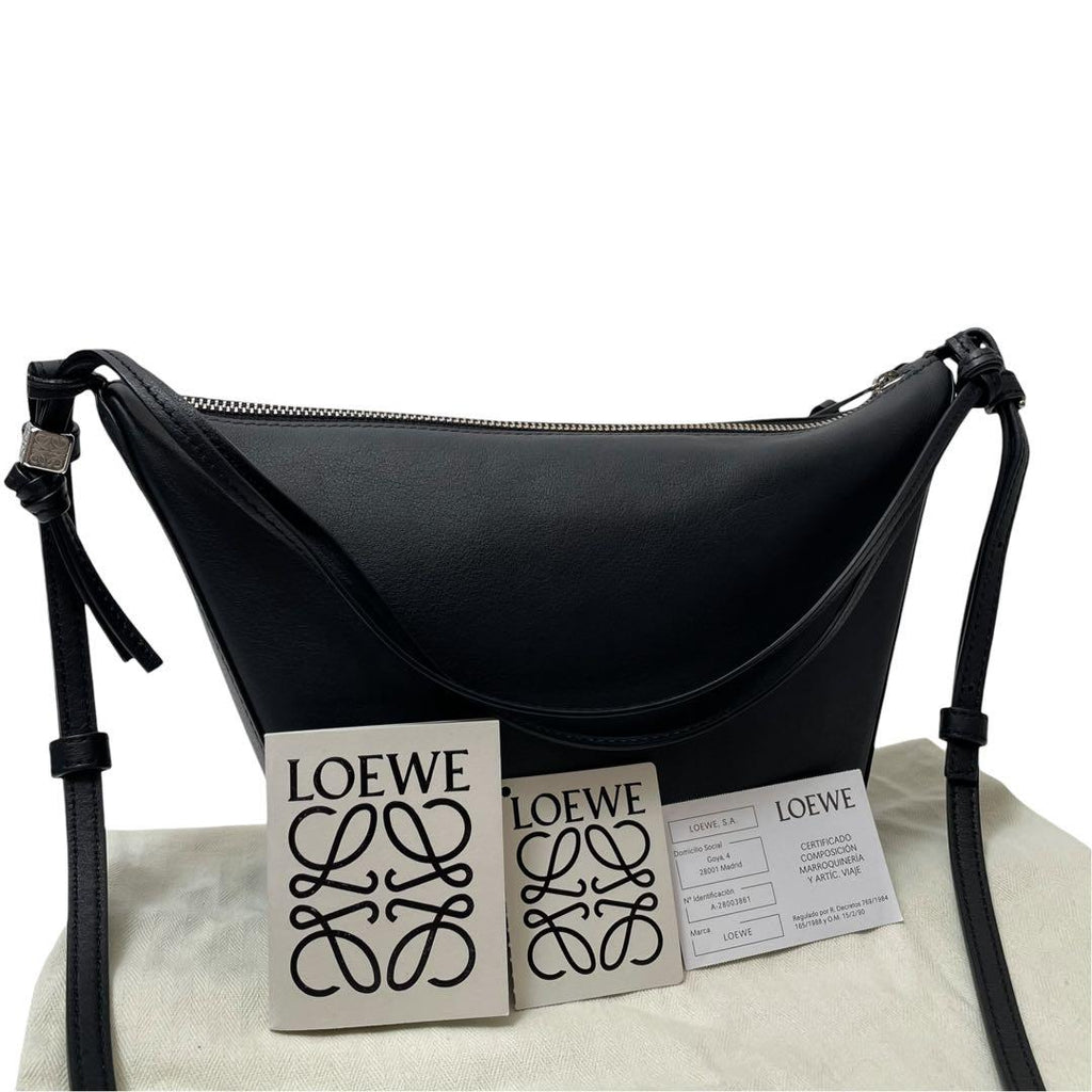 Loewe Leather Hammock Mini Hobo Shoulder Bag