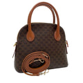 Celine Leather Macadam Triomphe 2-Way Bag
