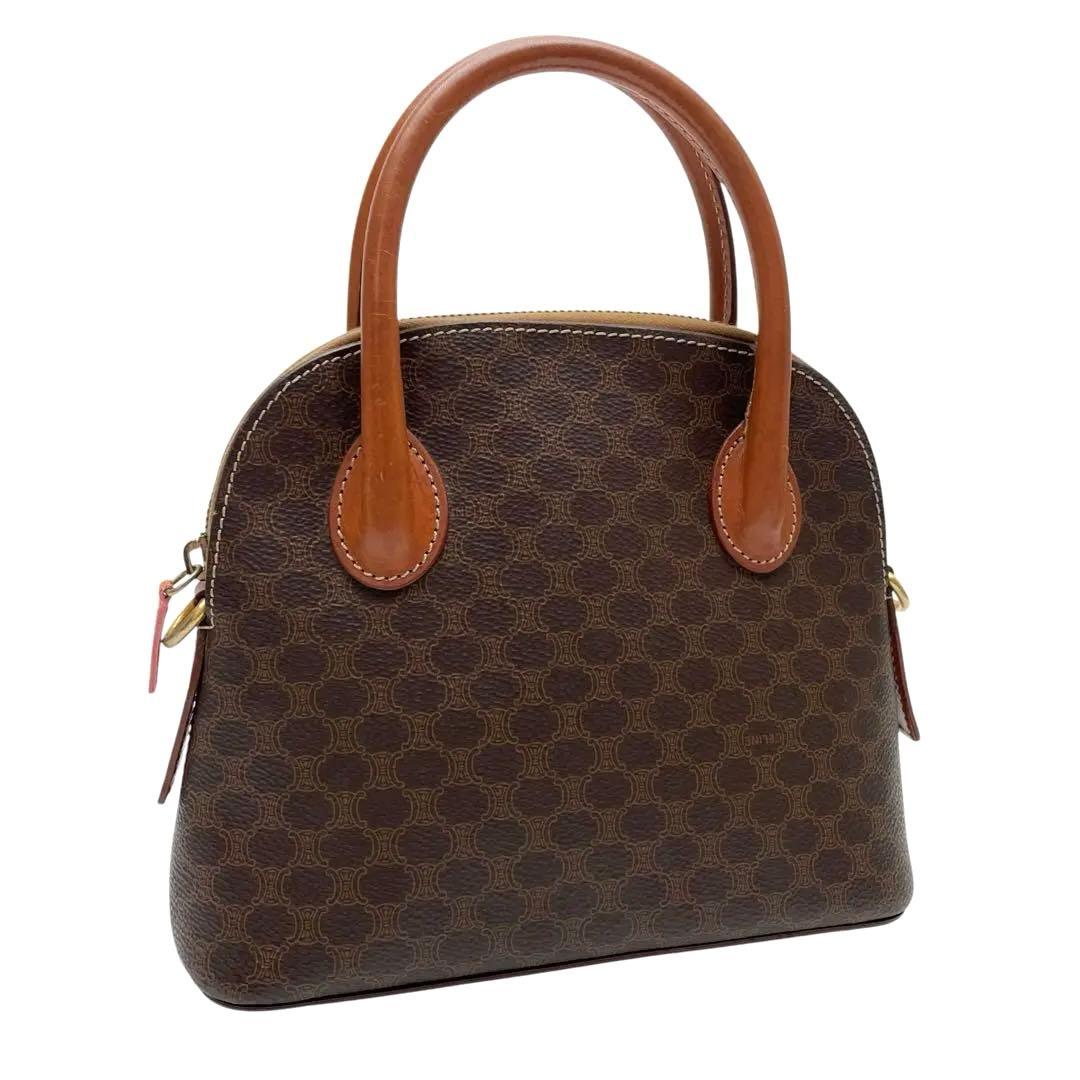 Celine Leather Macadam Triomphe 2-Way Bag — view 2