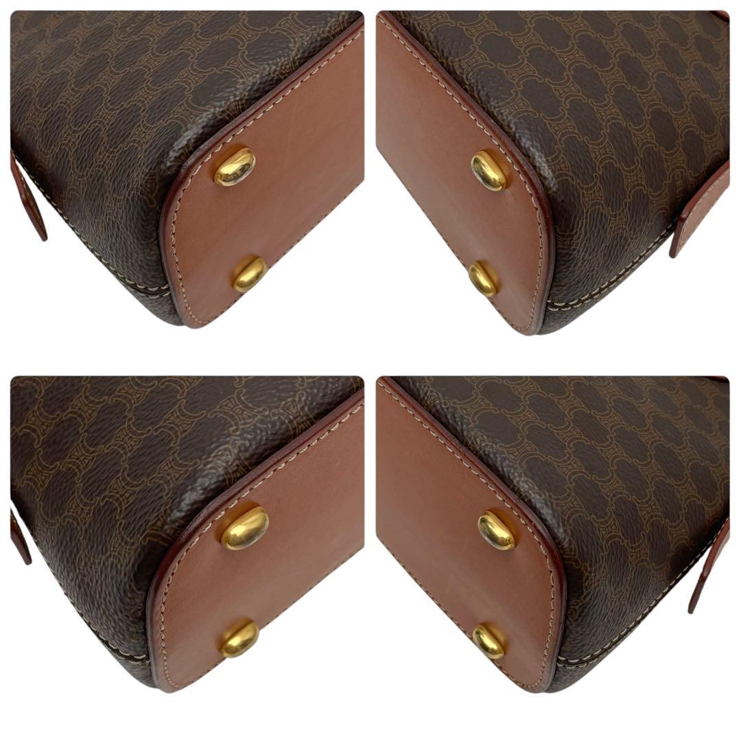 Celine Leather Macadam Triomphe 2-Way Bag — view 5