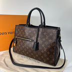 Louis Vuitton Monogram Macassar Popincourt MM Handbag — view 2