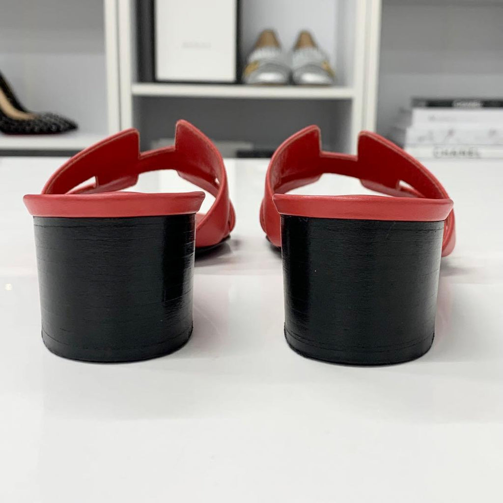 Hermes Oasis Leather Sandals — view 5