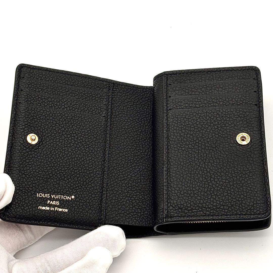 Louis Vuitton Wallet Portefeuille Clair Monogram Empreinte Black — view 3