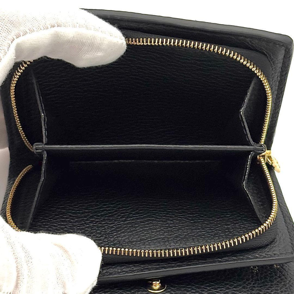 Louis Vuitton Wallet Portefeuille Clair Monogram Empreinte Black — view 4