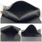 Louis Vuitton Wallet Portefeuille Clair Monogram Empreinte Black — view 6