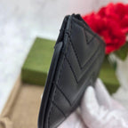 Gucci Coin Case Wallet GG Quilted Black — view 8