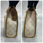 Gucci GG Clutch Beige Leather Logo Second — view 6