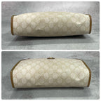 Gucci GG Clutch Beige Leather Logo Second — view 7