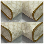 Gucci GG Clutch Beige Leather Logo Second — view 8
