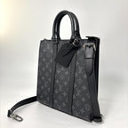 Louis Vuitton Monogram Eclipse Sac Plat Cross Handbag — view 2