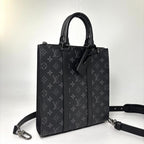 Louis Vuitton Monogram Eclipse Sac Plat Cross Handbag — view 3