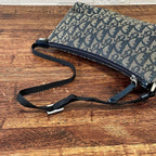 Dior Trotter Canvas Leather Shoulder Bag Pouch — view 7