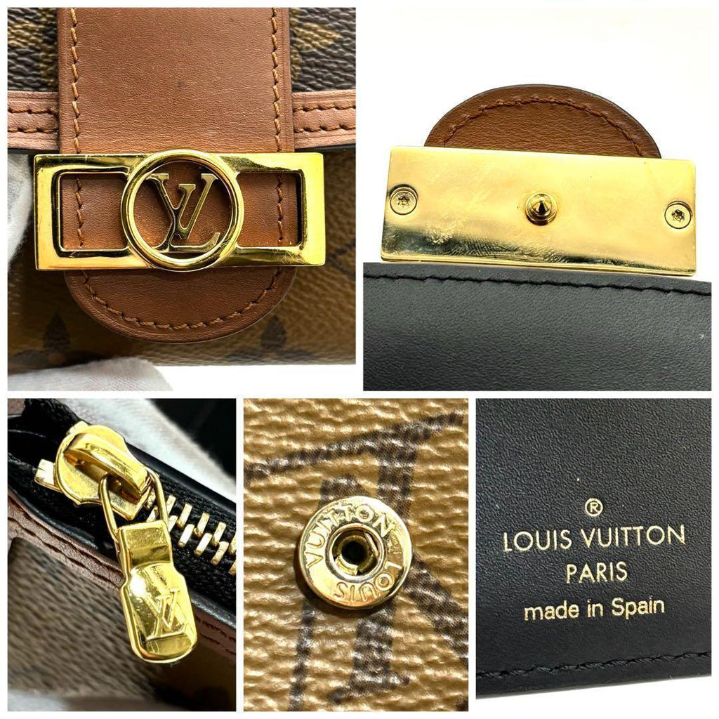 Louis Vuitton Wallet Monogram Reverse Dauphine Brown — view 8