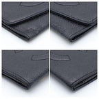 Chanel Jumbo CC Logo Bifold Wallet Caviar Leather Black — view 8